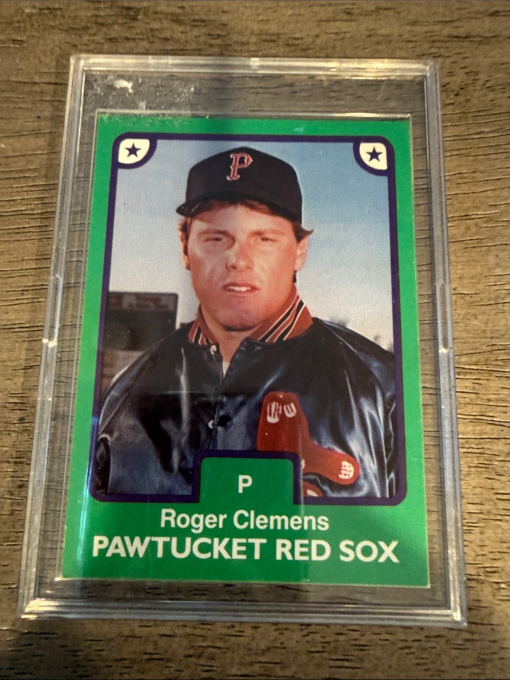 1984 TCMA Pawtucket Red Sox #22 Roger Clemens minor league baseball card